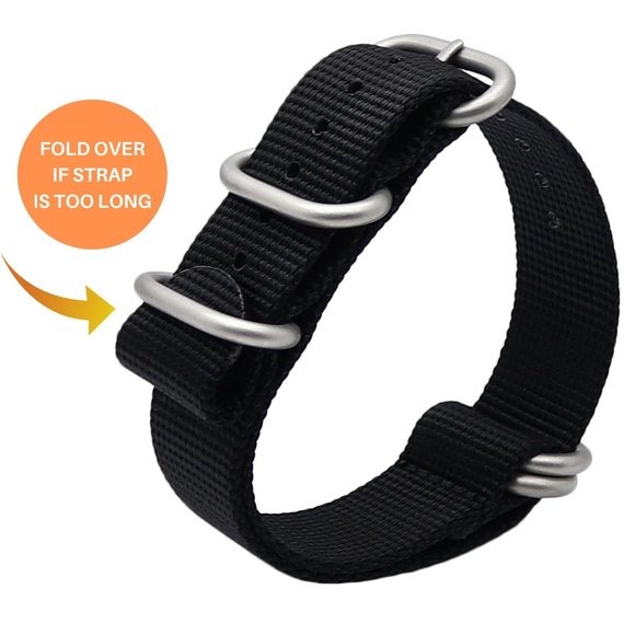 Nylon Nato Watch Strap Military 18mm - Picture 5 of 7